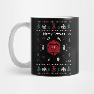 D&D Ugly Christmas Sweater Mug